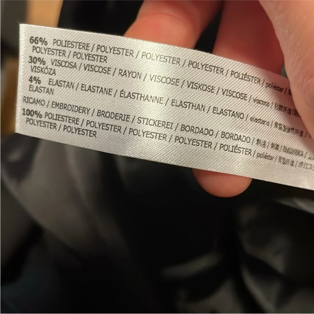 Twinset Black Emblem Blazer, size Small/16y NWT - Picture 6 of 6